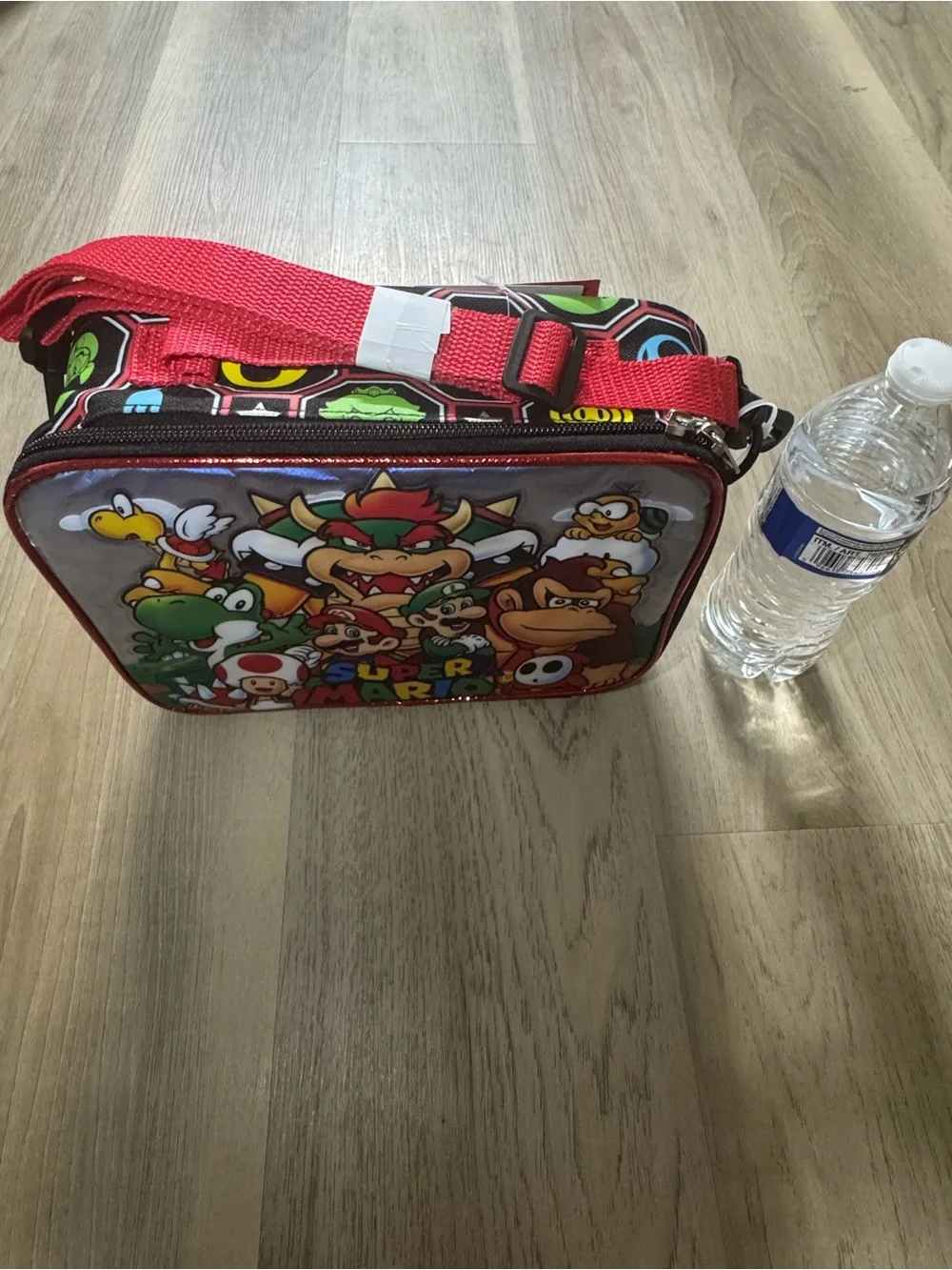 Disney Super Mario Red Blue Green Character Lunch Bag